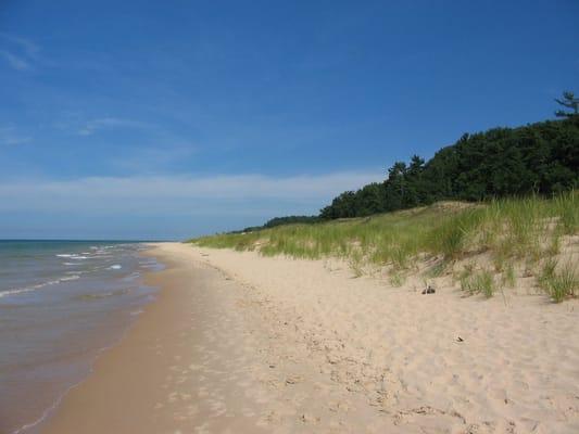 Beachfront Lake Michigan