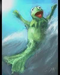 YAYYAYAYYAA KERMIT PAINTING