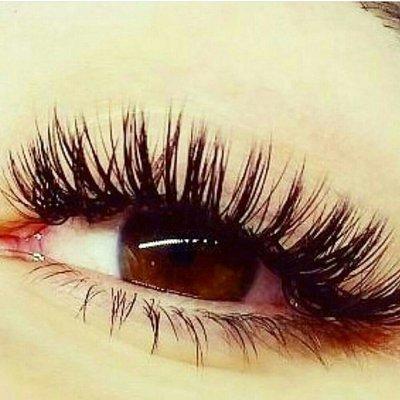 Classic eyelash extensions.