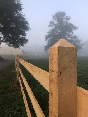 Fenced riding areas