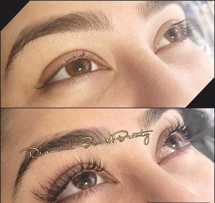 Noticeable natural lashes!