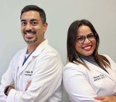 Sohail Delfani MD and Damarys Rabelo MSN APRN FNP-C.