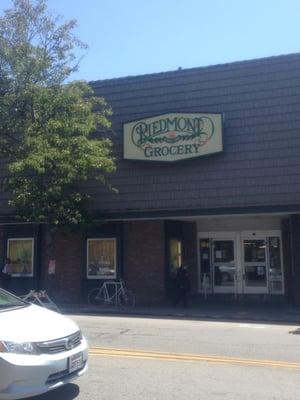 Piedmont Grocery Co storefront.