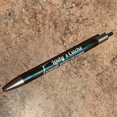 Grab a limited-run click pen when you shop at Lady's Cache!