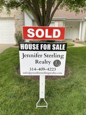 Experience With Integrity!  Jennifer Sterling Realty 314-409-4223 info@jennifersterlingrealty.com