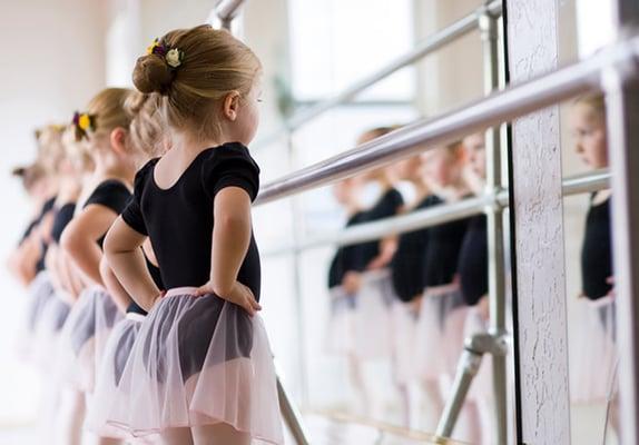 Ballet lessons for children ages 3 and up.