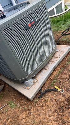 Reinstalling outdoor unit