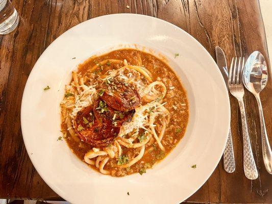 Bolognese (pasta was so fresh and the sauce was on point!)