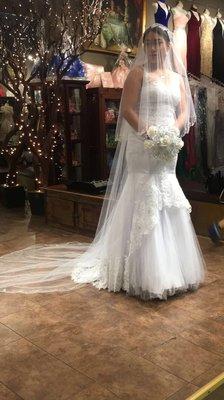 Beautiful wedding dress