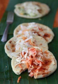 Our delicious Pupusas! Many to chose from!!