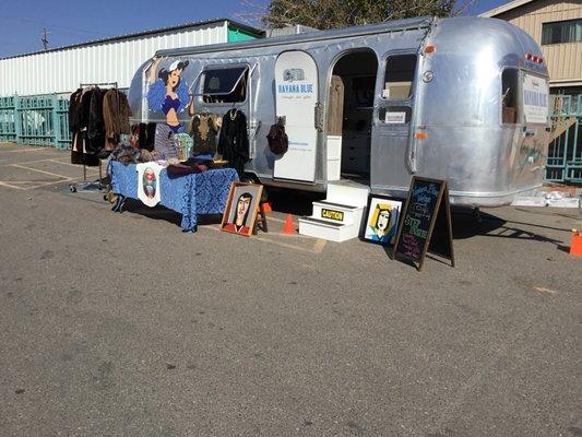 Our Airstream mobile shop