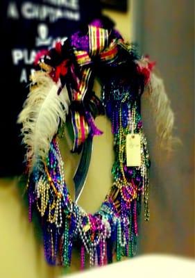 Gasparilla wreaths for sale in the EventFest, Inc office