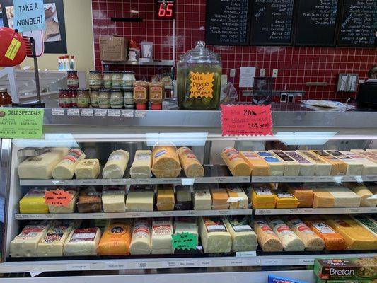 Cheese counter