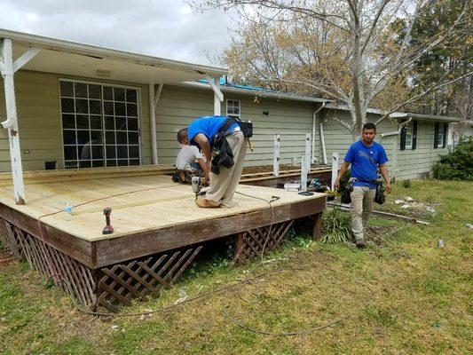 Deck Repair.