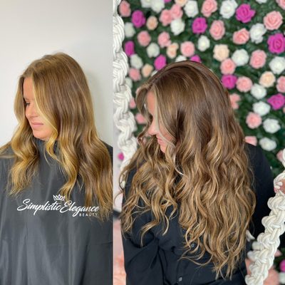 Full balayage and extensions