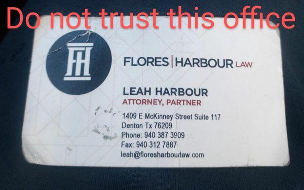 Flores Harbour Law