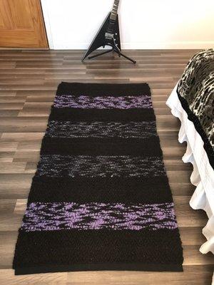 Alpaca hand woven rug