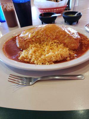 Amazing Grande Wet Burrito