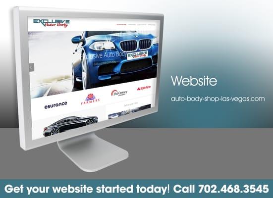 Website Design and Development | Dieter Designs | 702.468.3545 | Live link to website: http://auto-body-shop-las-vegas.com/