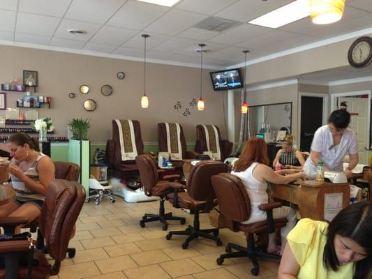 Village Nails and Spa. Great place to get a quick, relaxing pedi in Hillsboro Village.