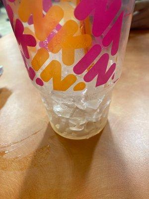 Peach Passion Fruit Dunkin' Refresher