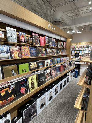 A full aisle of vinyl.