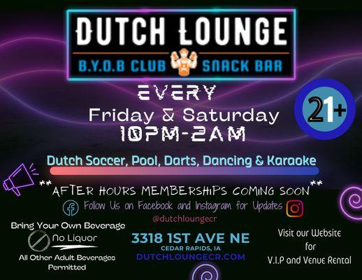 Dutch Lounge flyer