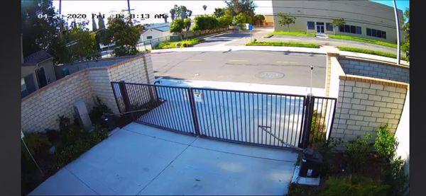 Rear gate view of HOA