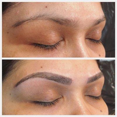 Microbladed Brows - Before & After