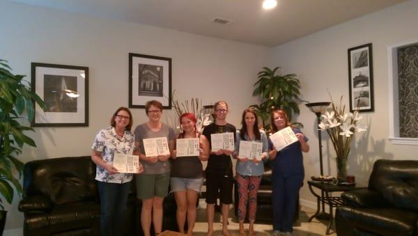 It is my honor to present Lotus Mind and Body Healing Therapies newest Level 2 Reiki Master's. Conferred the title of Okuden.