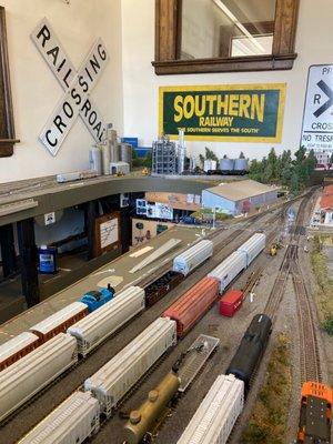 Model train setup