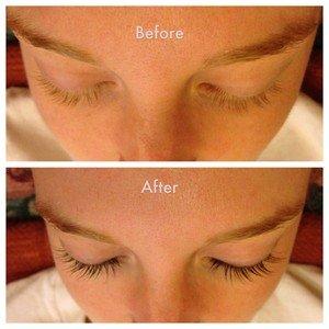 Eyelash Tint  Brows and lashes look fuller by using a gentle vegetable-based tint that lasts up to six weeks