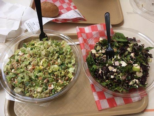 Our 2 salads that cost $25