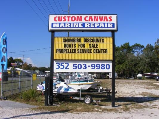 No project is to big or hard for us here at custom canvas and marine !
 Our name says it all