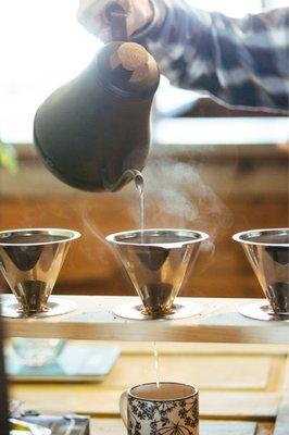 Pourover coffee