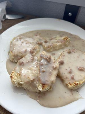 Biscuits and gravy