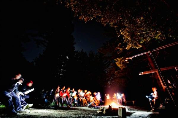 Campfire time from our 2011 ETC (Edified Through Christ) retreat