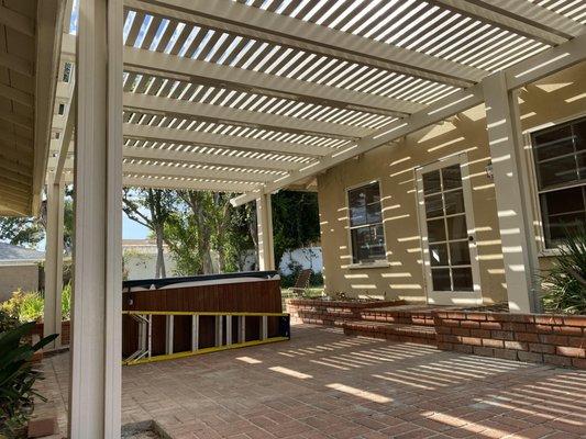 Lattice Patio, which allows partial sunlight.