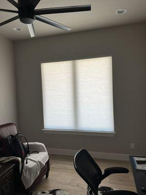 Levolor cellular shades that we installed