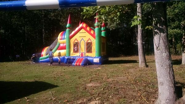 Bounce house for the kids.