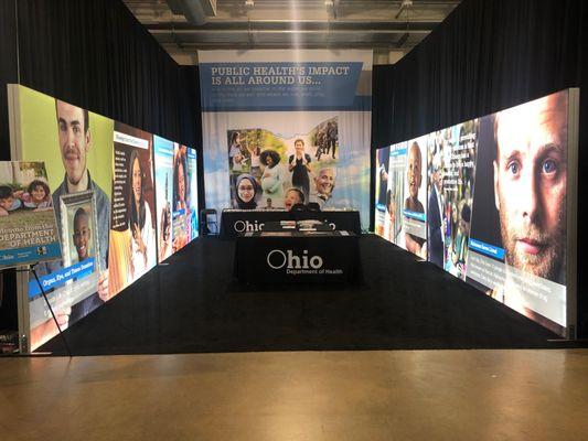 Ohio Dept of Health display at the Ohio State Fair