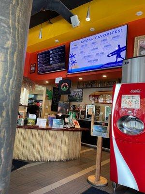 Interior and cashier stand