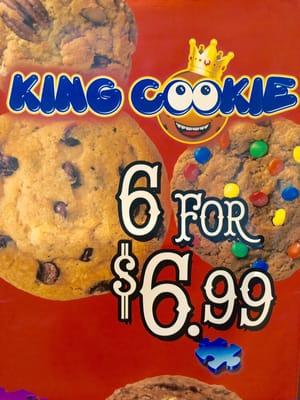 King Cookie of Ocala offers special pricing for multiple cookies!