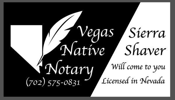 Business Card for Mobile Notary