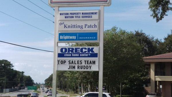 Look for us in The Watson Realty Plaza 3/4 of a mile east of I-4 on S.R. 434 in Longwood