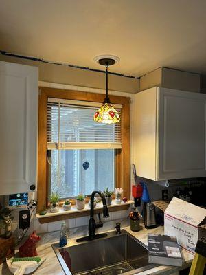 We can Turn your recessed light into a pendant