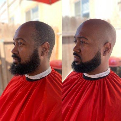 Beard trim & line up