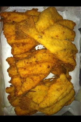 Fresh Hand Breaded Fried Croakers!!! Mmmm