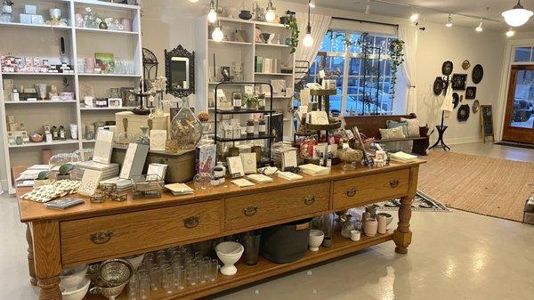 Stop by the store and browse over a 100 unique and upscale gift brands. You'll find everything from perfume to hand towels.