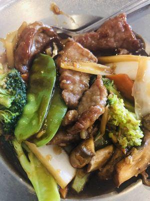 Beef with Chinese vegetables...